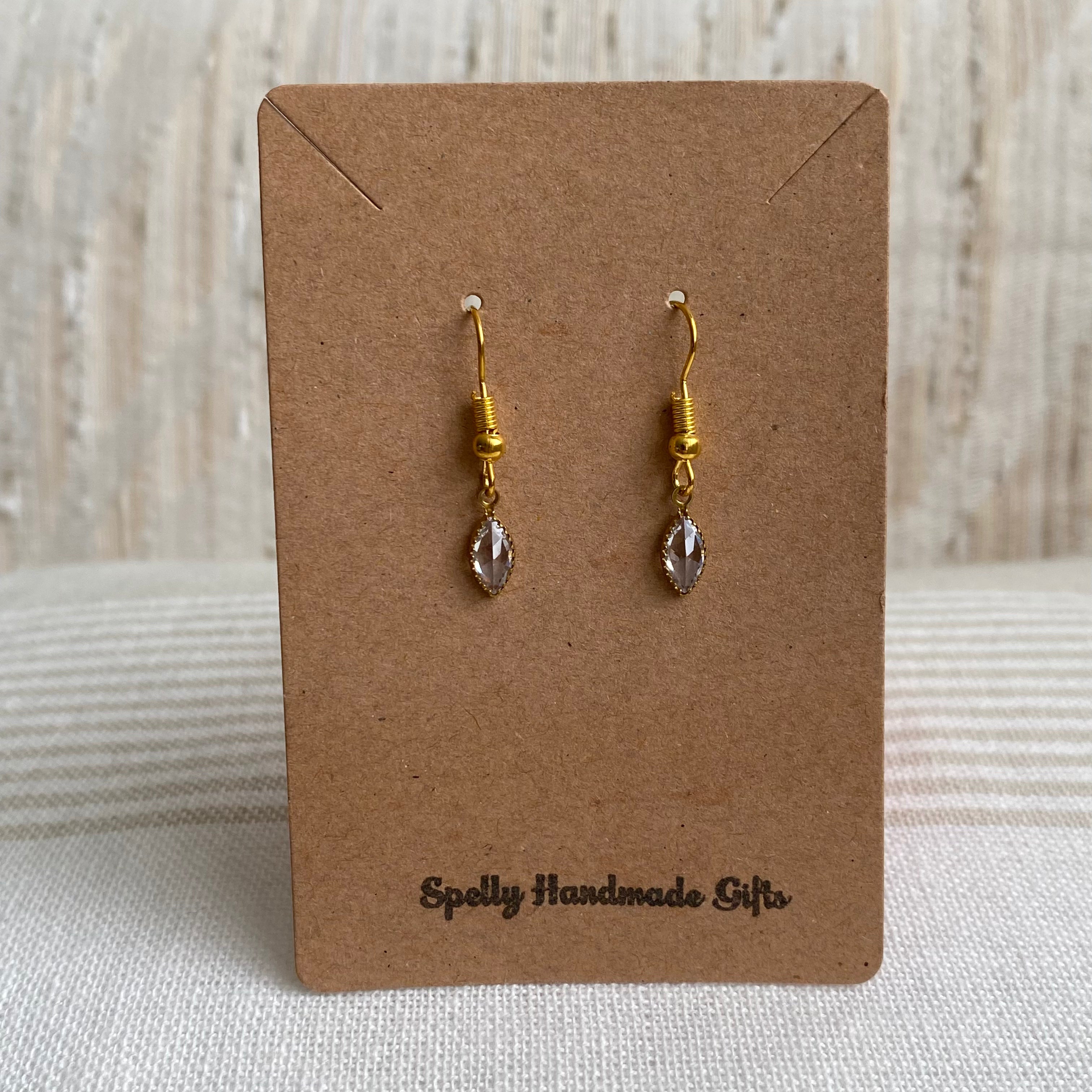 Marquise Diamond Dangle Earrings