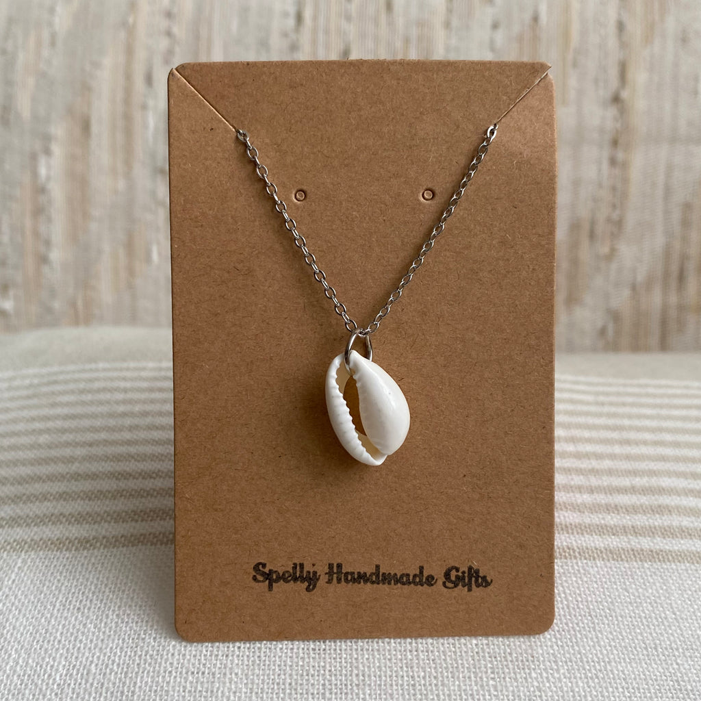 White Puka Shell Pendant Necklace