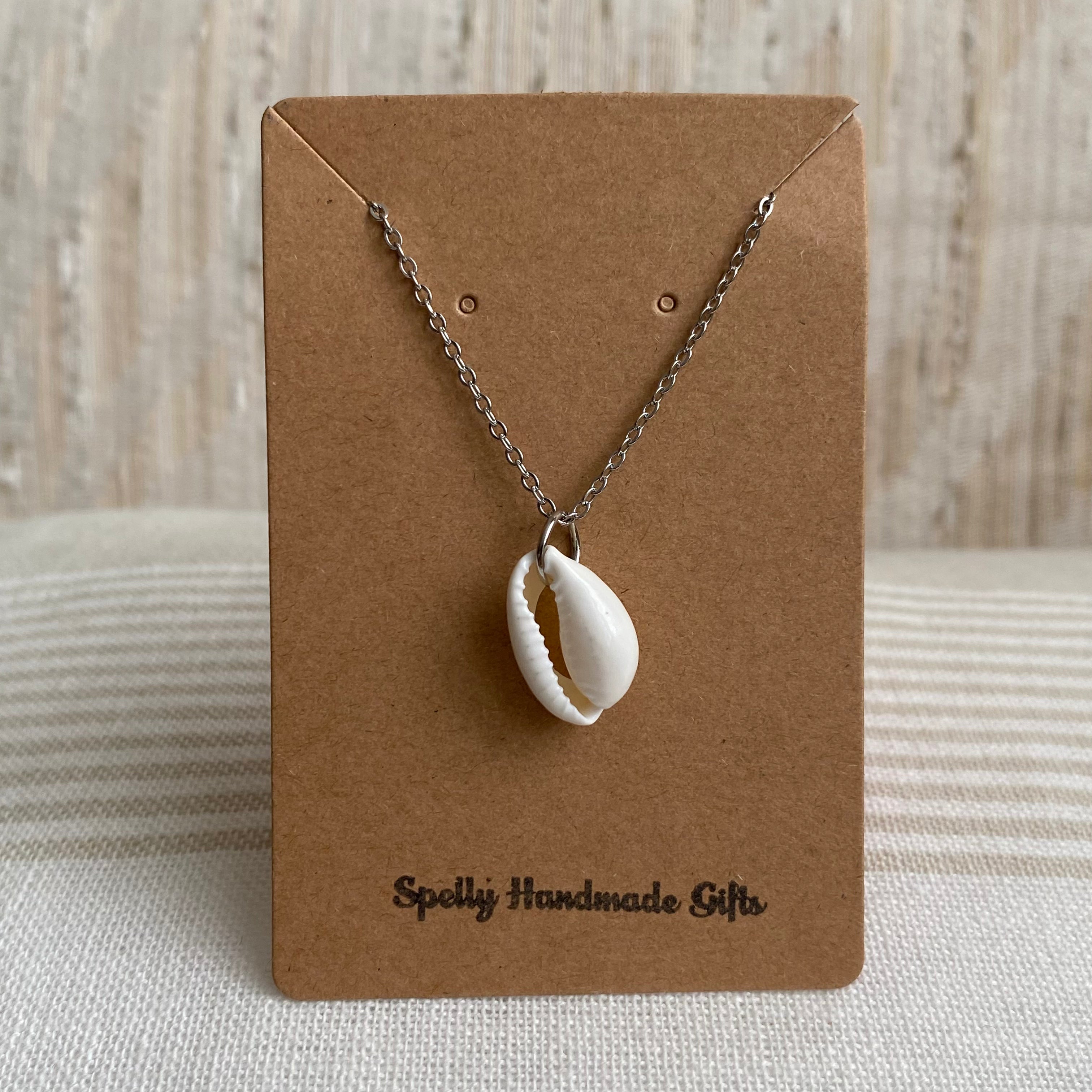 White Puka Shell Pendant Necklace