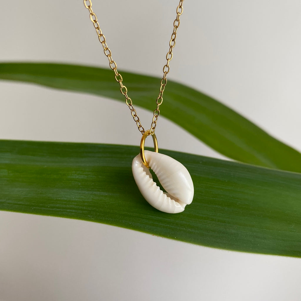 White Puka Shell Pendant Necklace