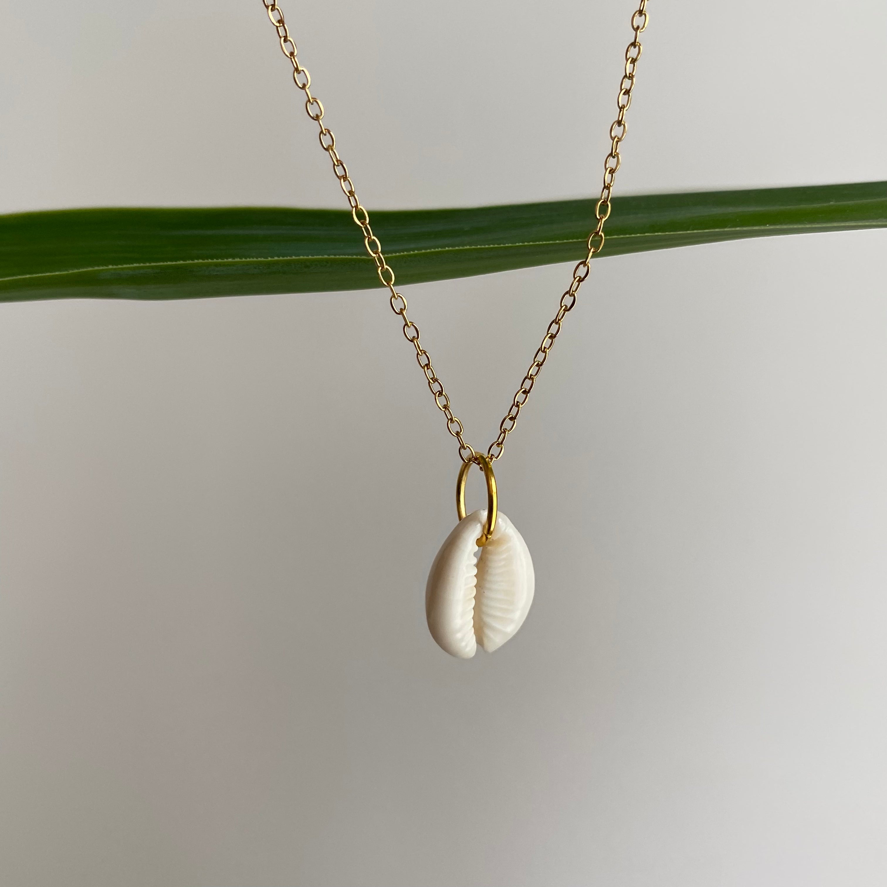 White Puka Shell Pendant Necklace