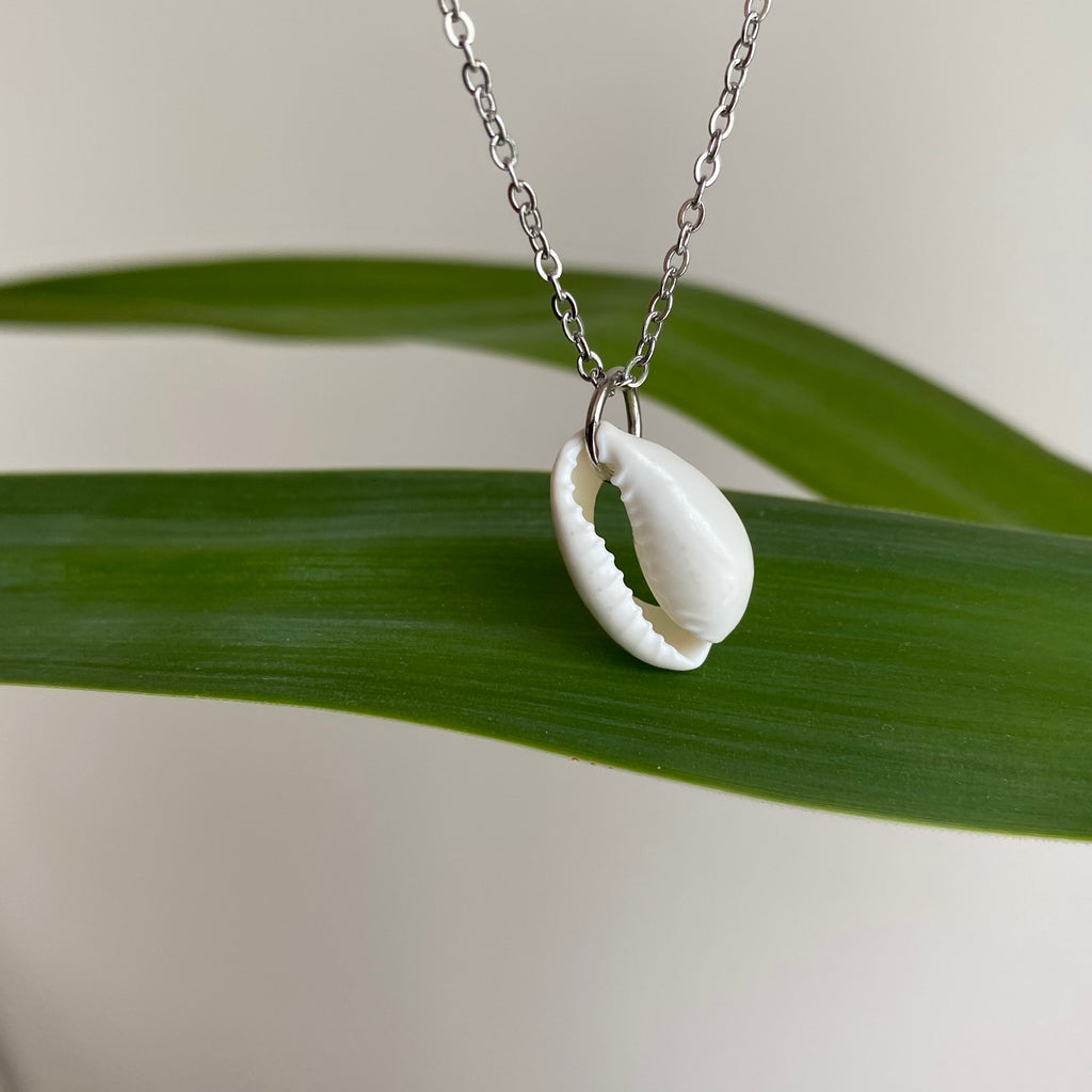 White Puka Shell Pendant Necklace
