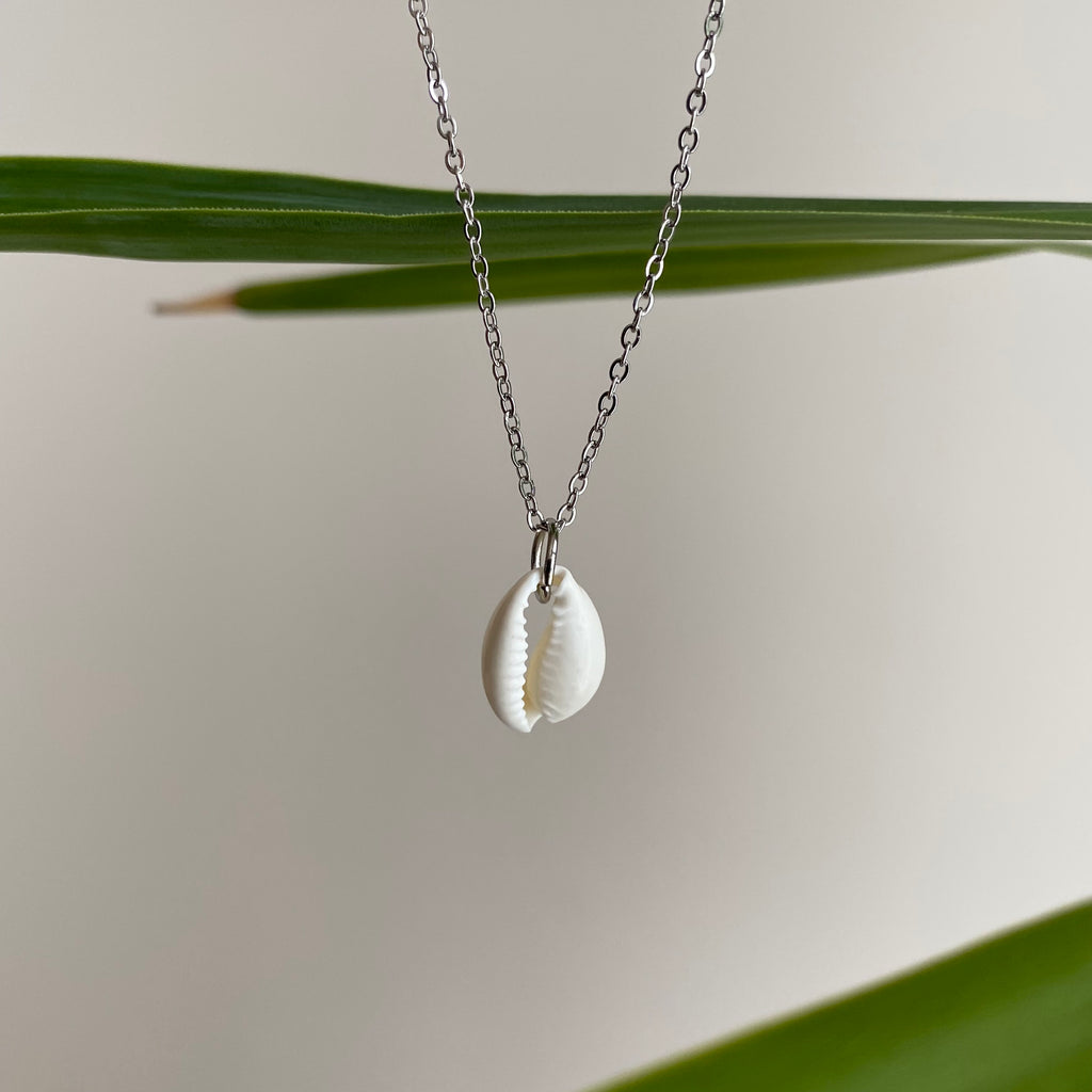 White Puka Shell Pendant Necklace