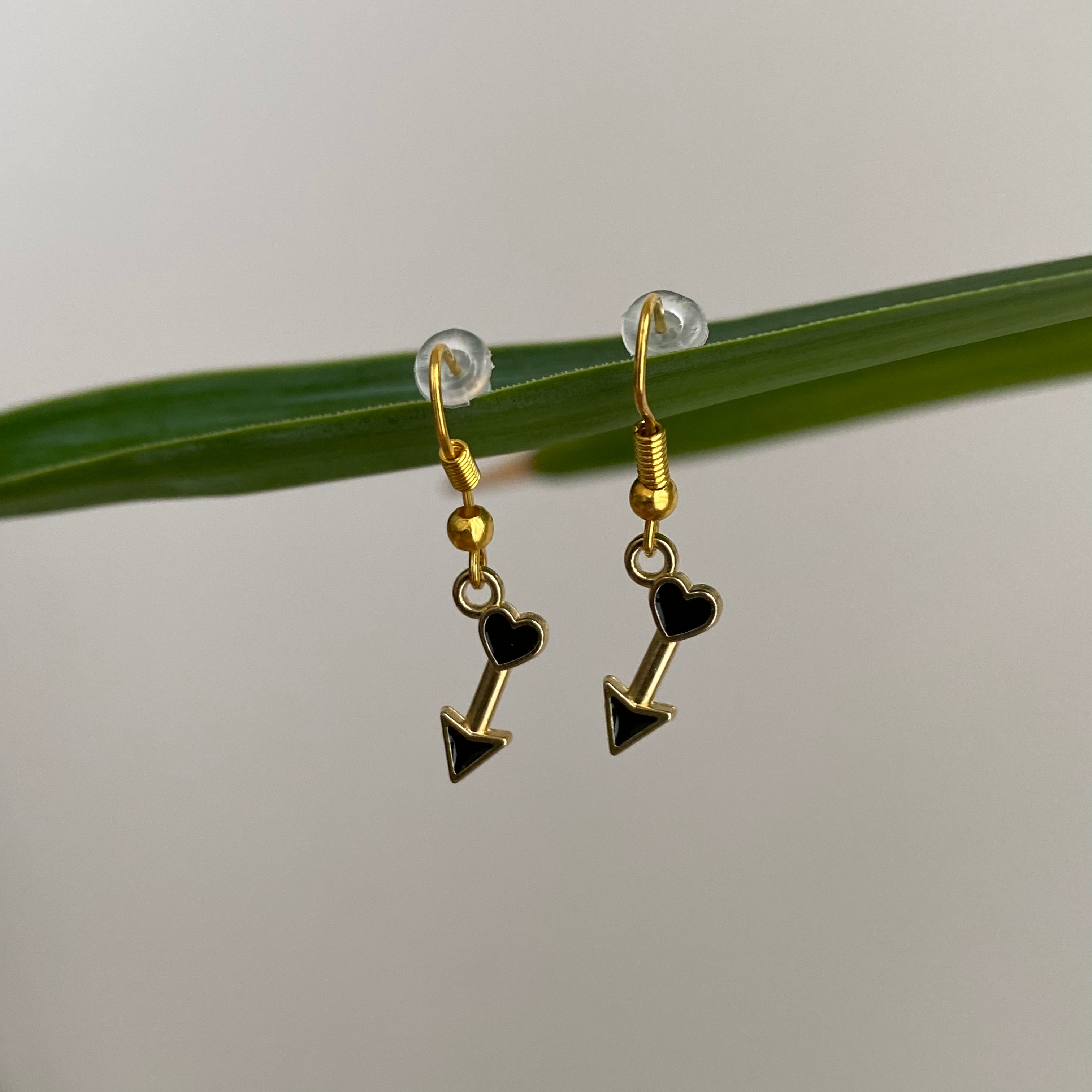 Cupid's Love Arrow Dangle Earrings