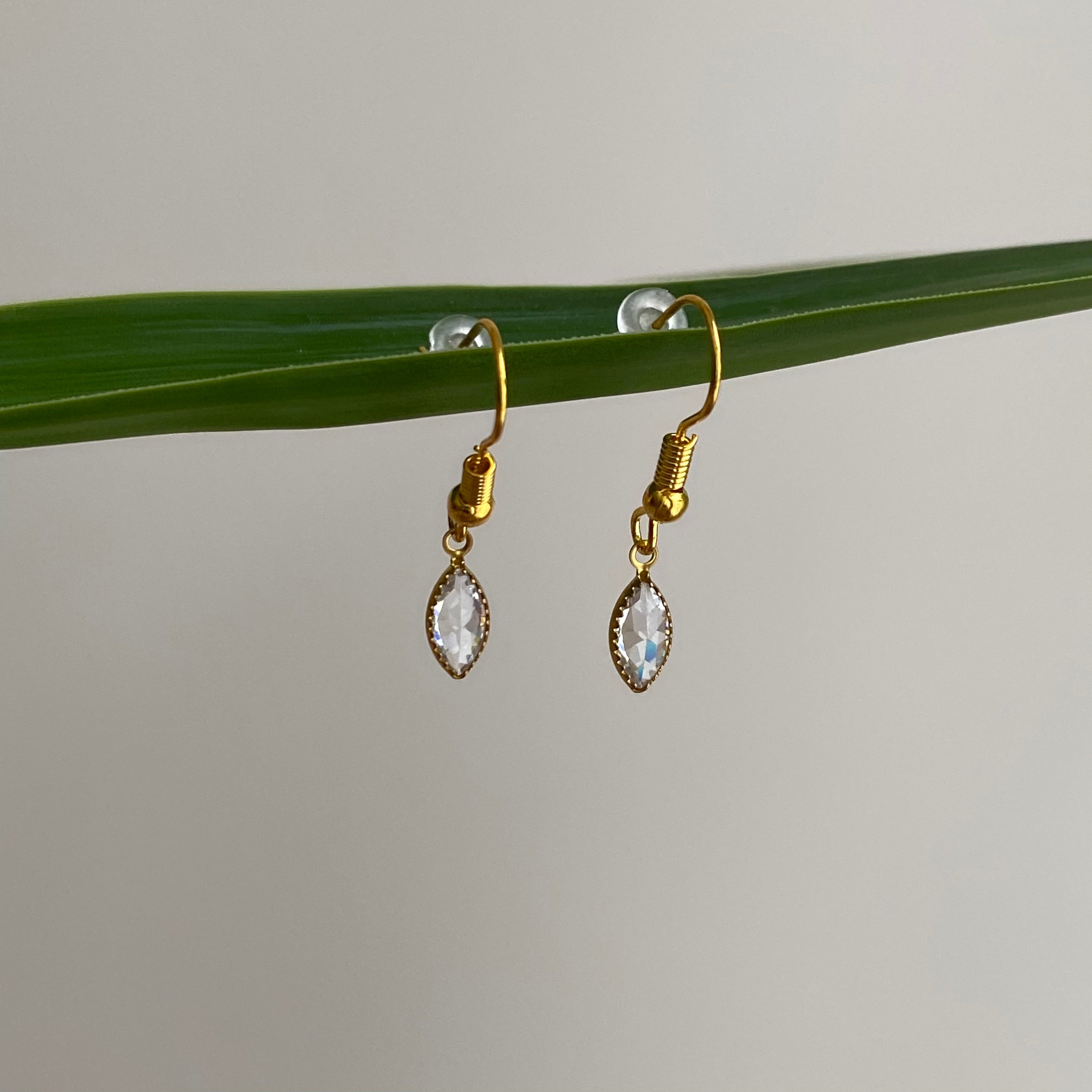 Marquise Diamond Dangle Earrings