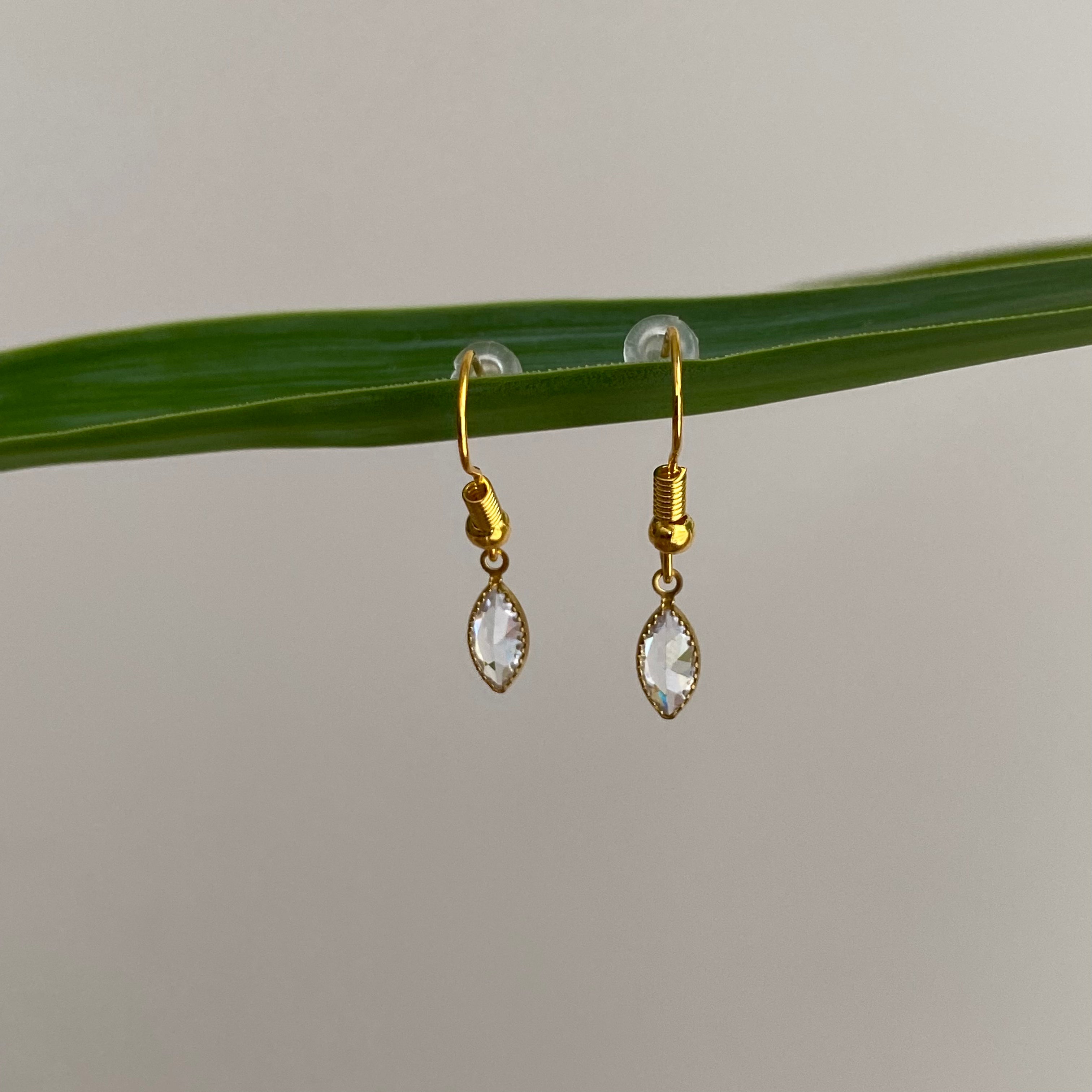Marquise Diamond Dangle Earrings