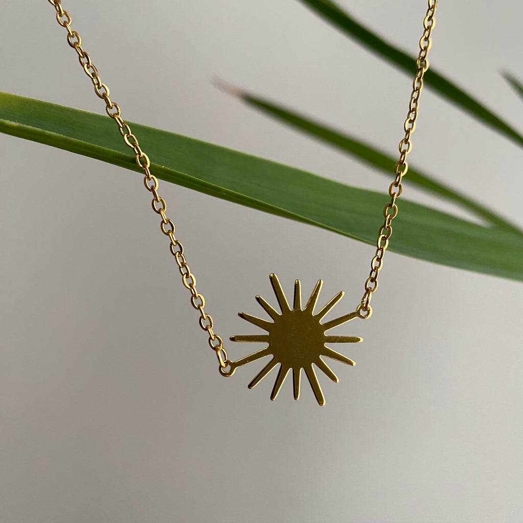 Gold Sun Necklace