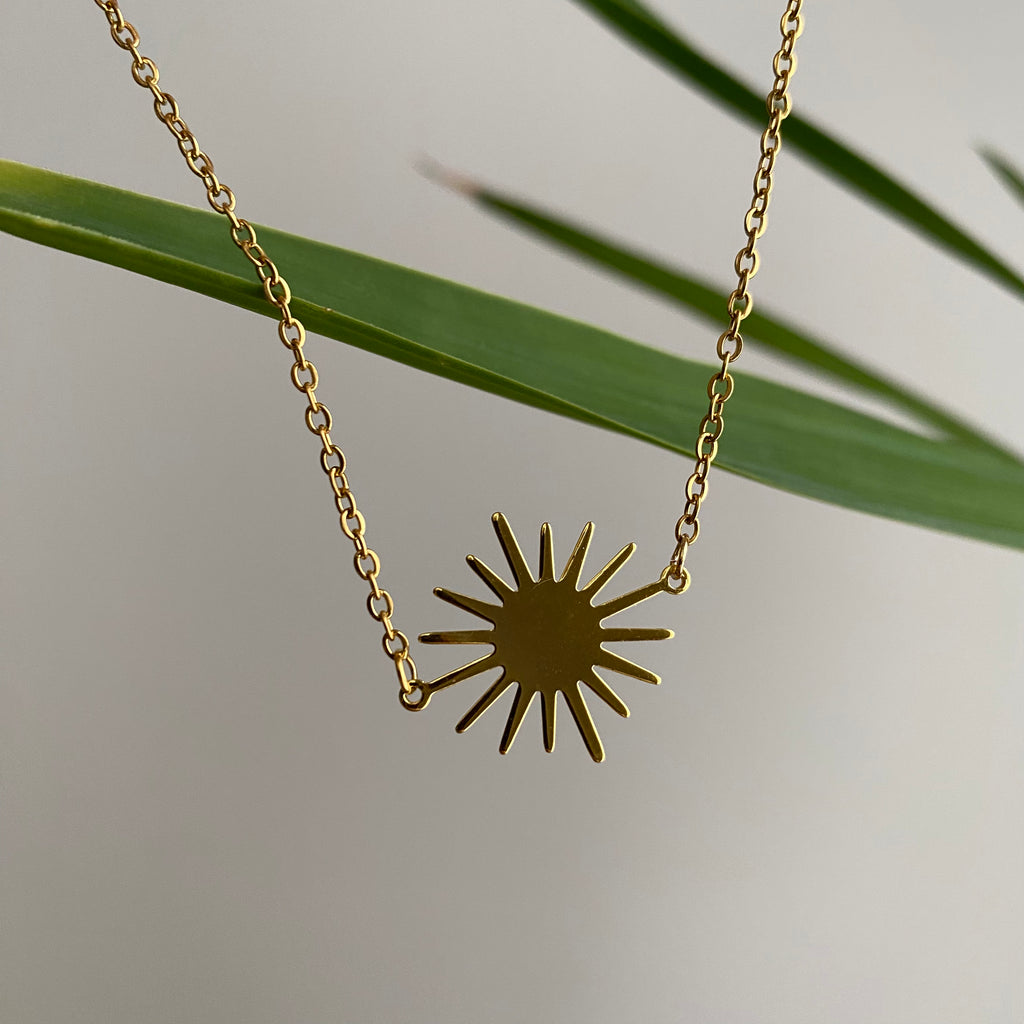 Gold Sun Necklace