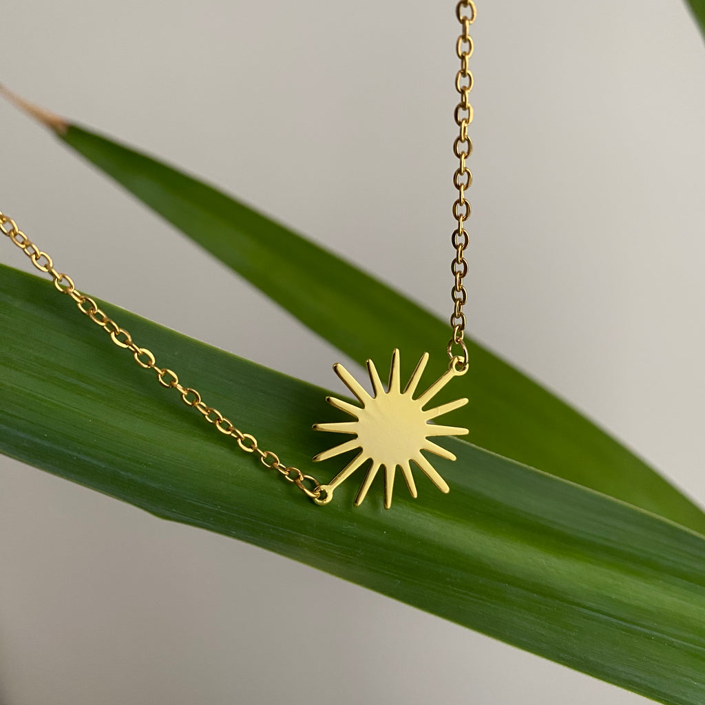 Gold Sun Necklace