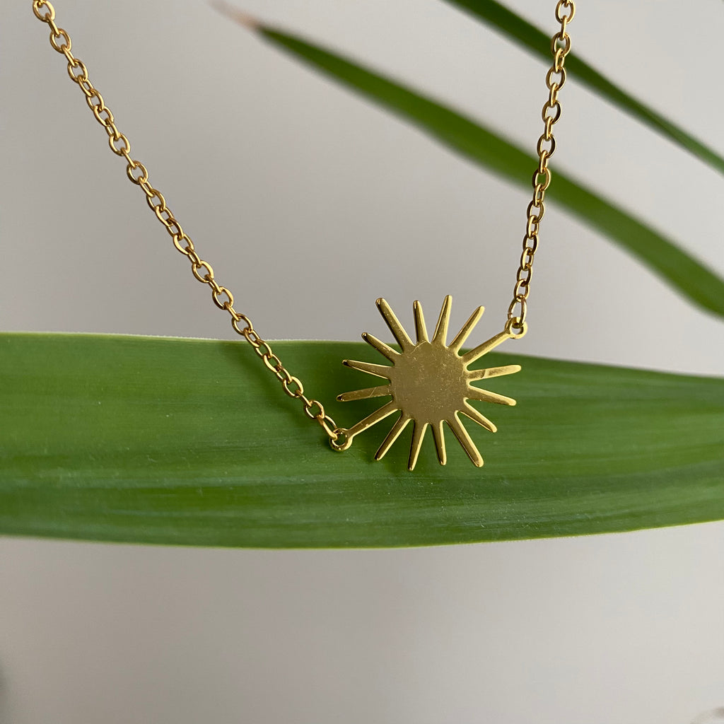 Gold Sun Necklace