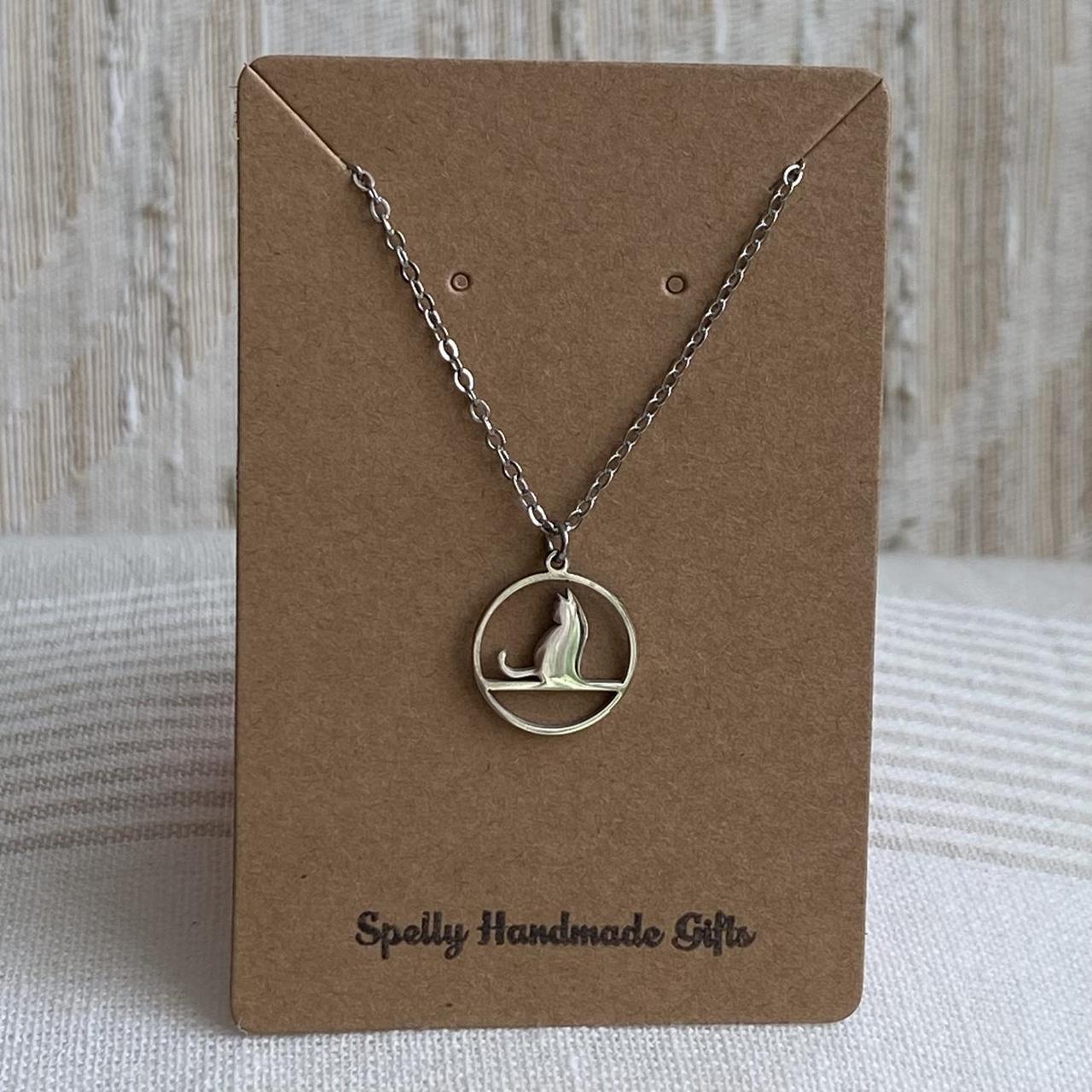 Curious Cat Pendant Chain Necklace Also Available - Image 4