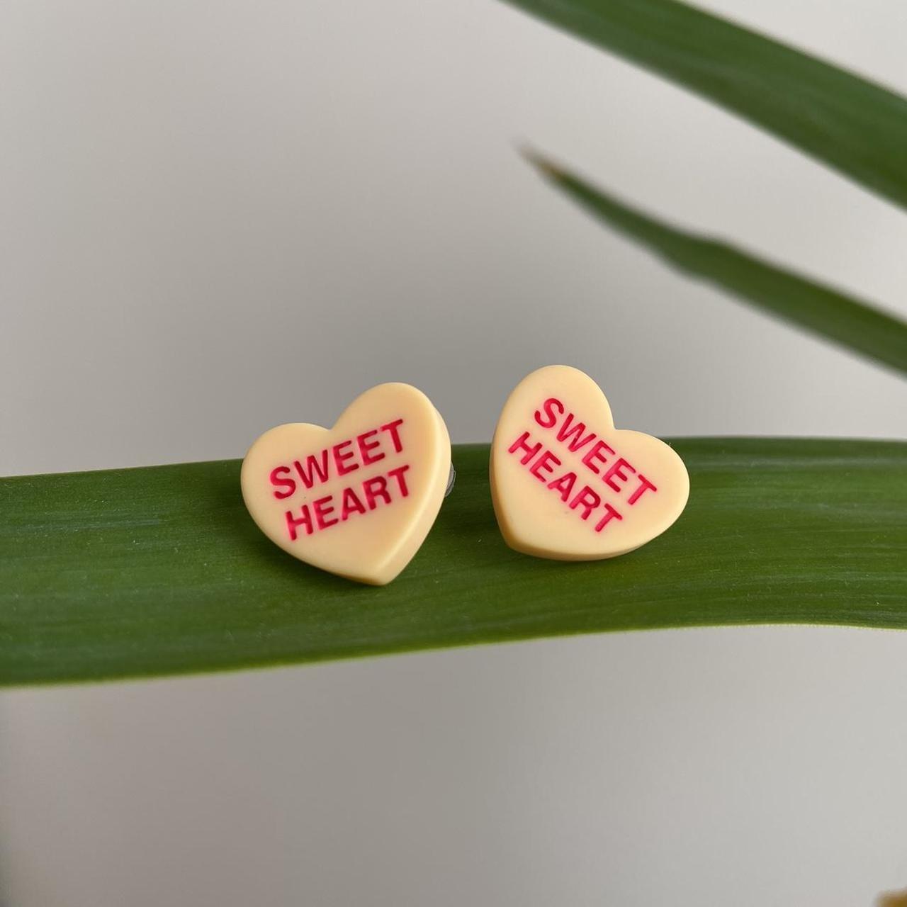 Tropical Orange Sweet Heart Valentines Day Candy