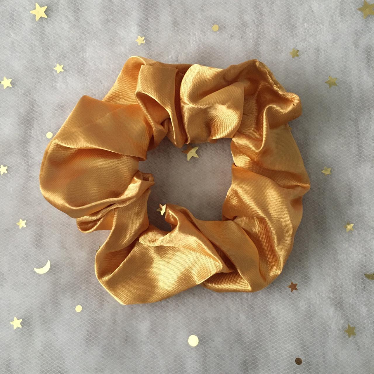 Deep Yellow Gold Satin Scrunchie Instant Buy - Image 3