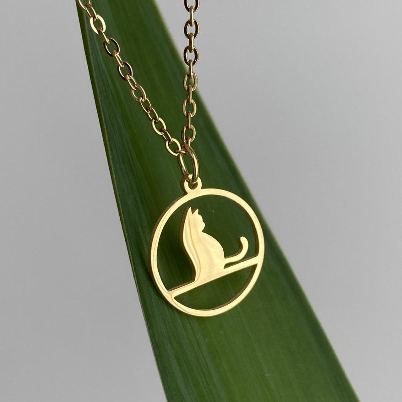 Curious Cat Pendant Chain Necklace Also Available - Image 2