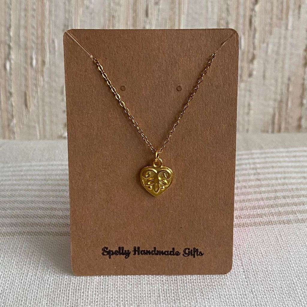 Elegant Gold Leaf Pendant Chain Necklace 18 Karat - Image 4