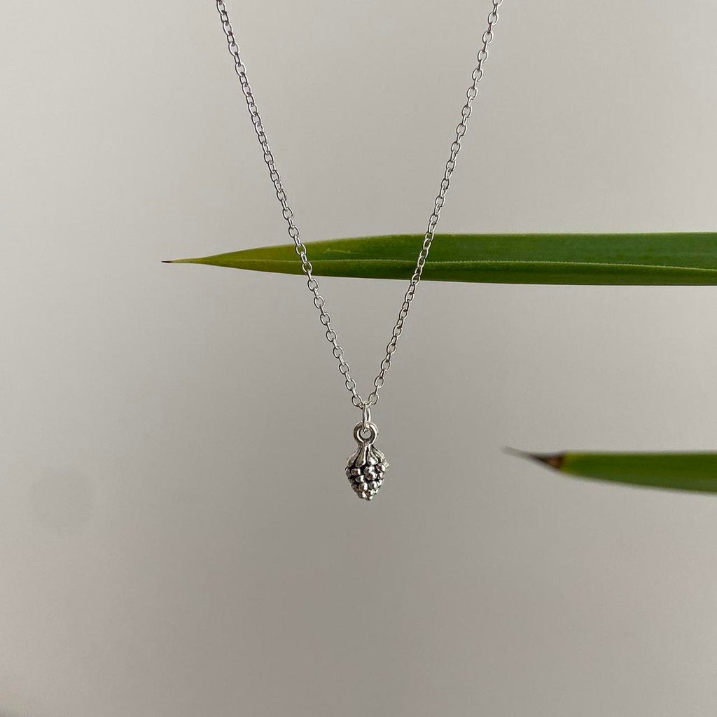 Silver Acron Pendant Chain Necklace Also - Image 5