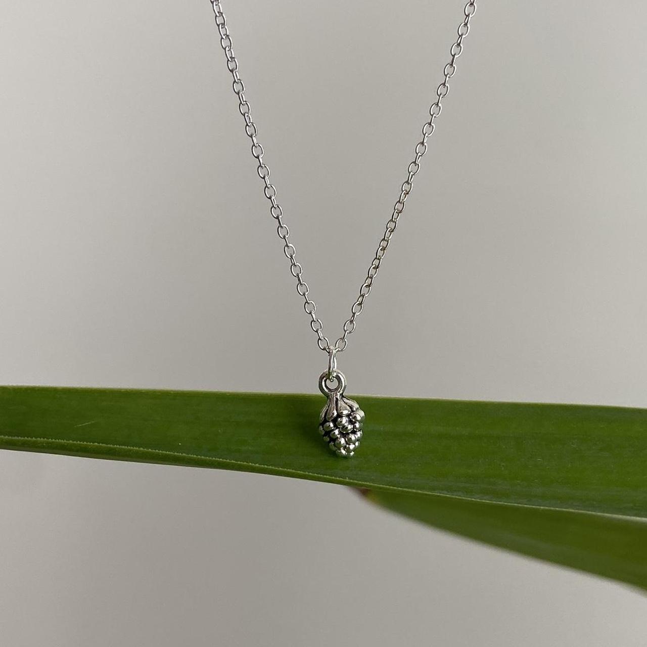 Silver Acron Pendant Chain Necklace Also - Image 6