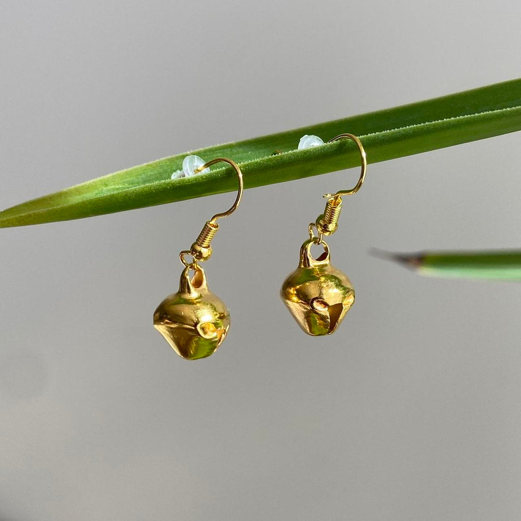 Big Bell Dangle Earrings Also Comes In Smaller - Image 4