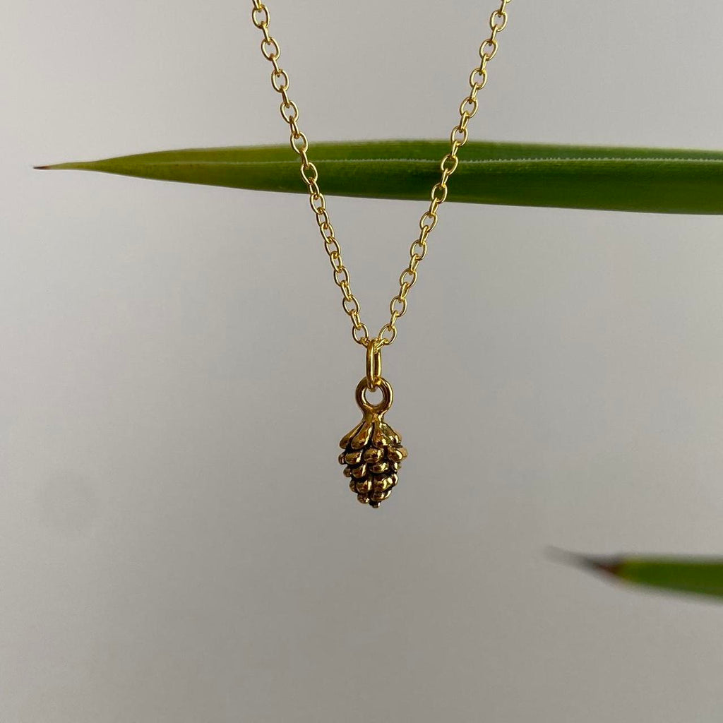 Gold Acorn Pendant Chain Necklace Also Available - Image 2