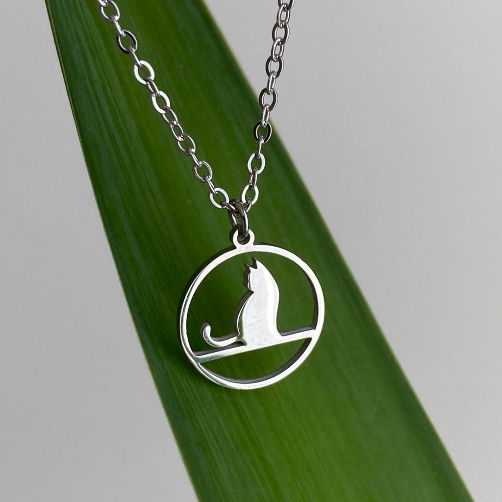 Curious Cat Pendant Chain Necklace Also Available - Image 2