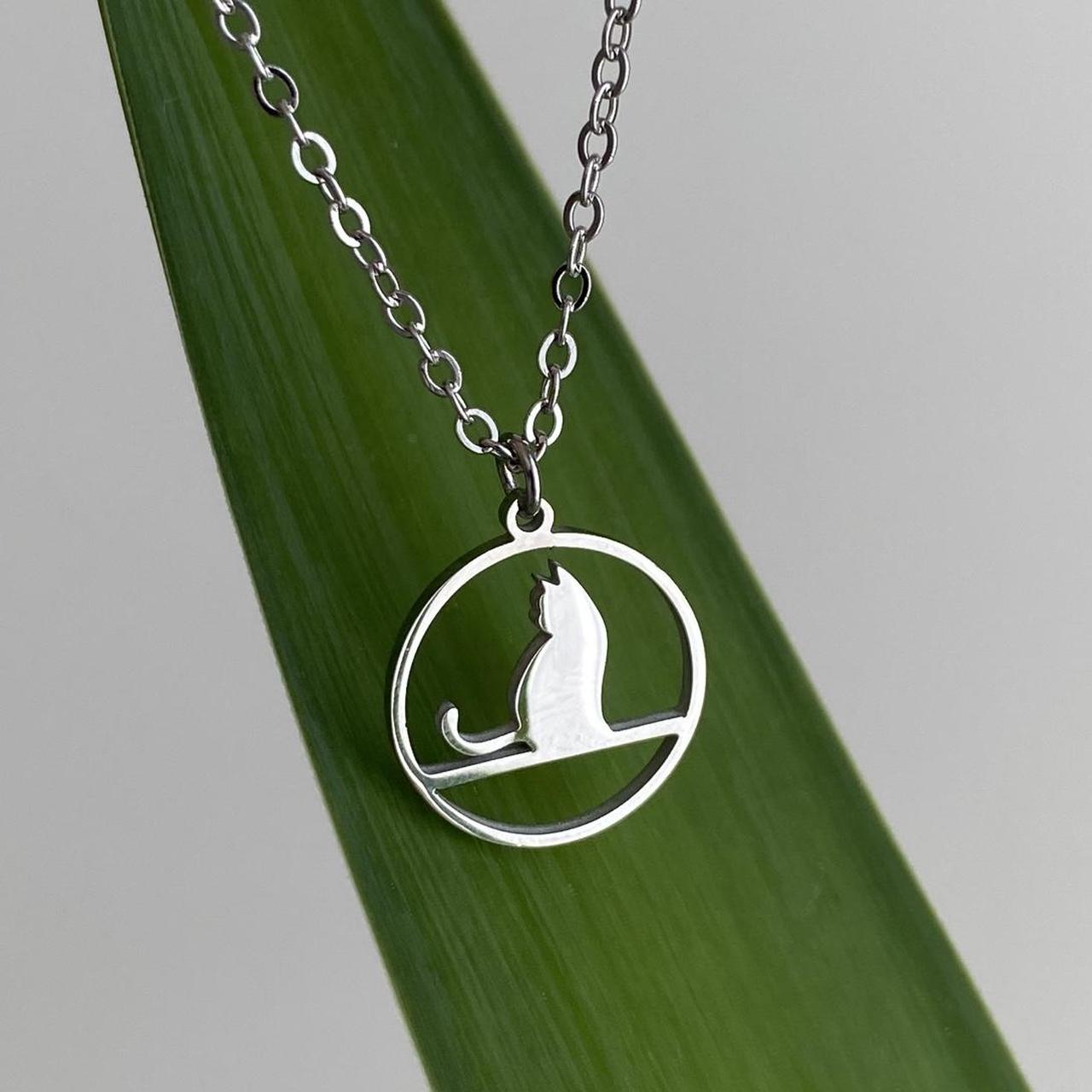 Curious Cat Pendant Chain Necklace Also Available - Image 2