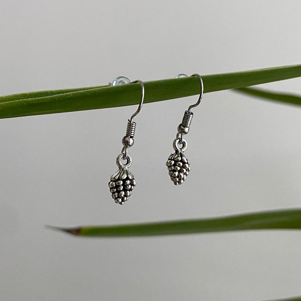 Silver Pinecone Dangle Earrings Also Comes In - Image 4
