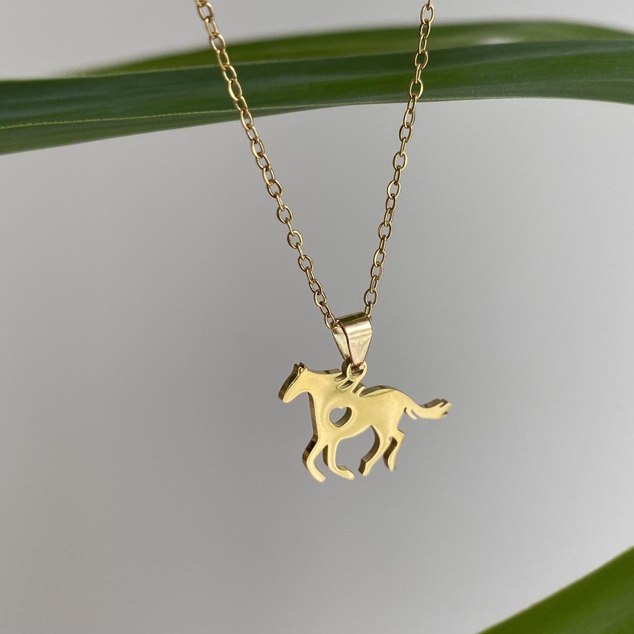 Heart Horse Pendant Chain Necklace Also Available - Image 3
