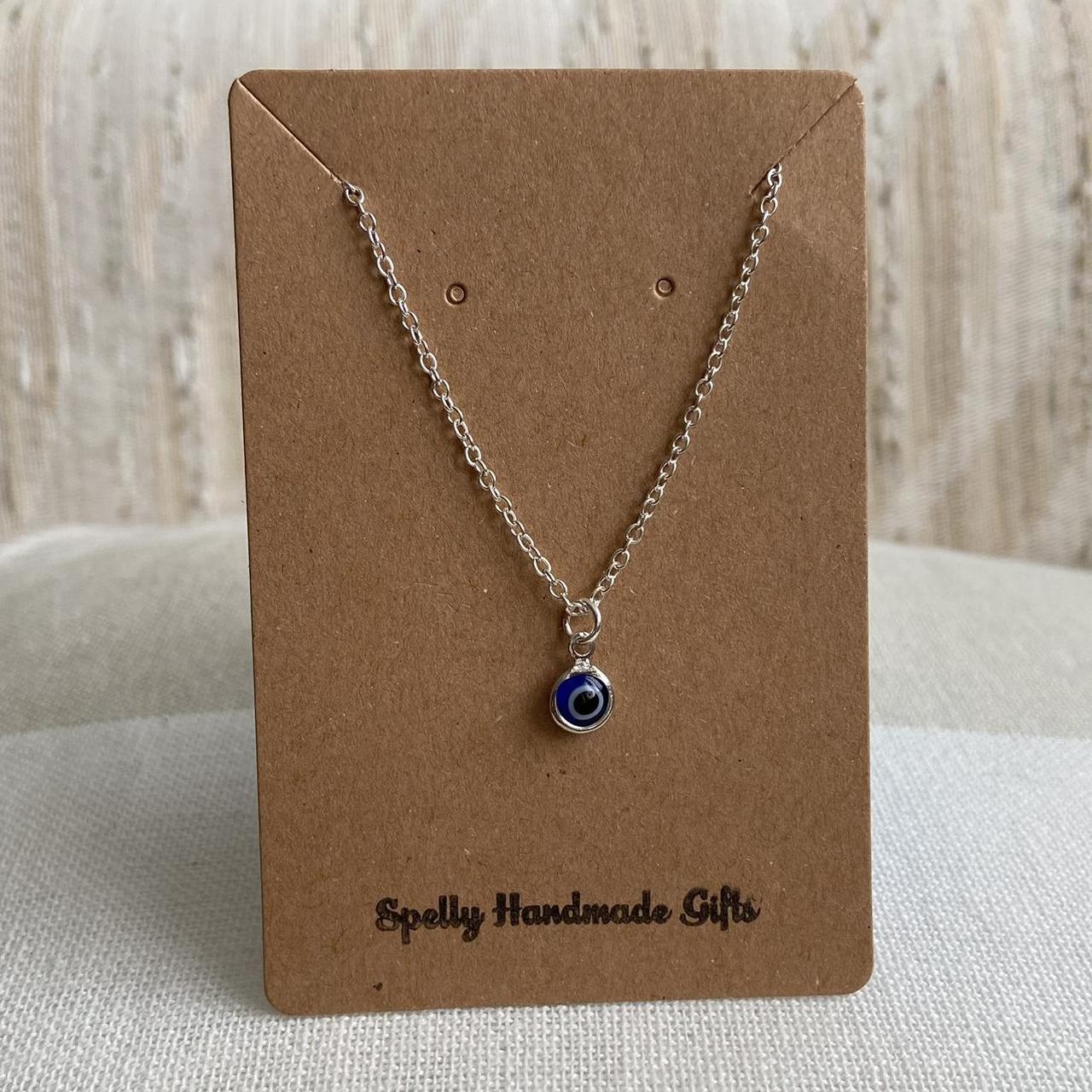 Silver Evil Eye Of Protection Pendant Chain - Image 3