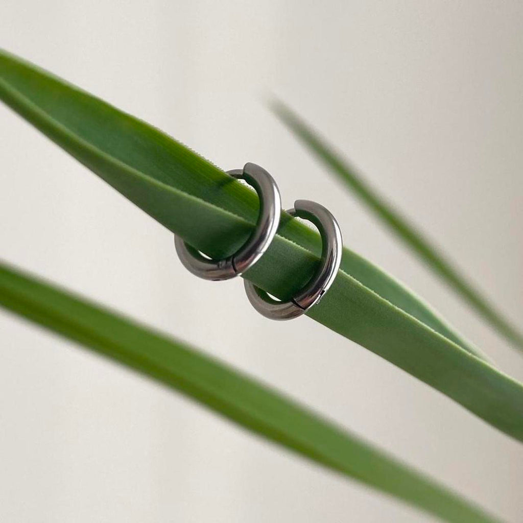 Small Size Silver Hoop Earrings Also Available In