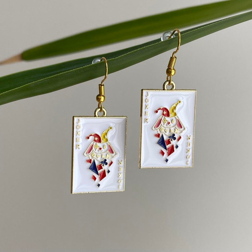 Bunny Rabbit Joker Poker Playing Cards Dangle - Image 3