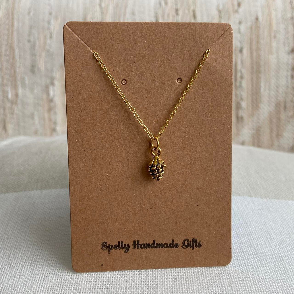 Gold Acorn Pendant Chain Necklace Also Available - Image 3