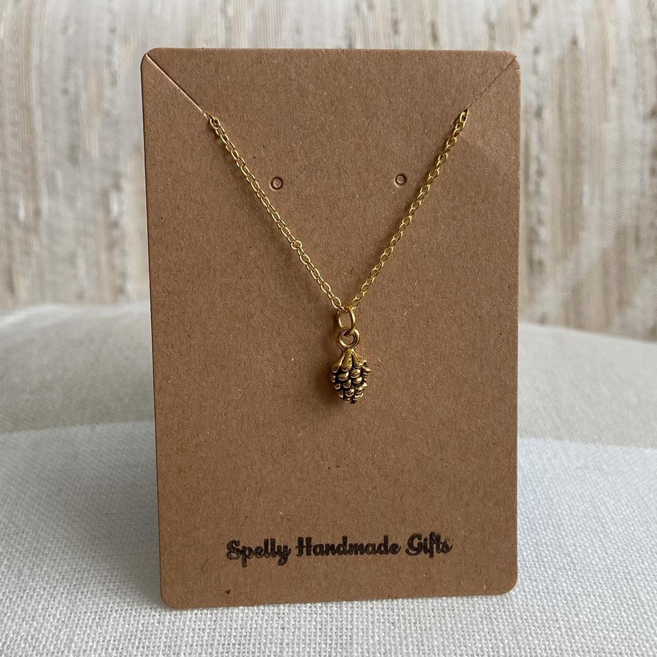 Gold Acorn Pendant Chain Necklace Also Available - Image 3