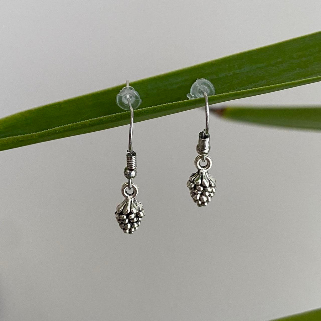 Silver Pinecone Dangle Earrings Also Comes In - Image 3