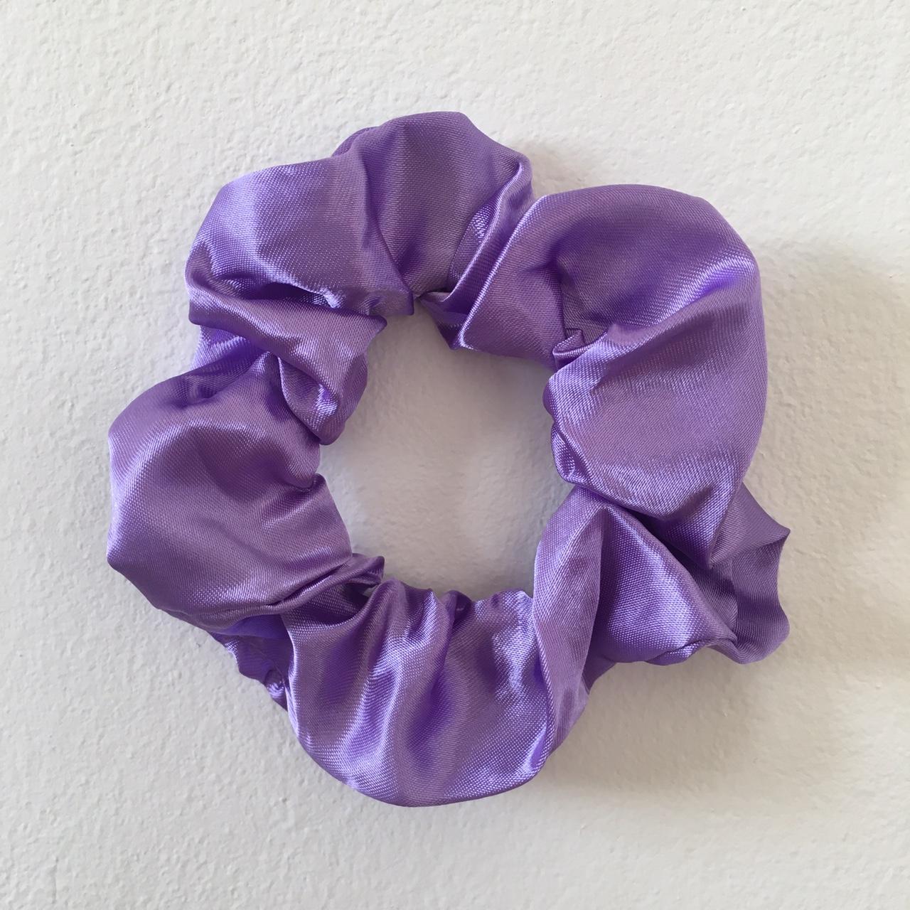 Princess Purple Satin Scrunchie Instant Buy