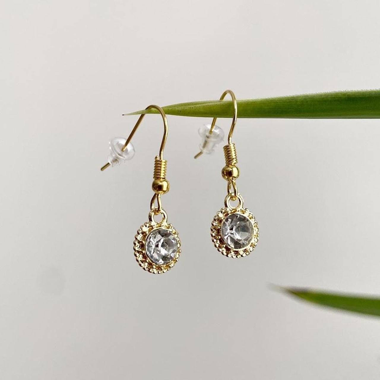 Vintage Classic Style Diamond Crystal Dangle - Image 2