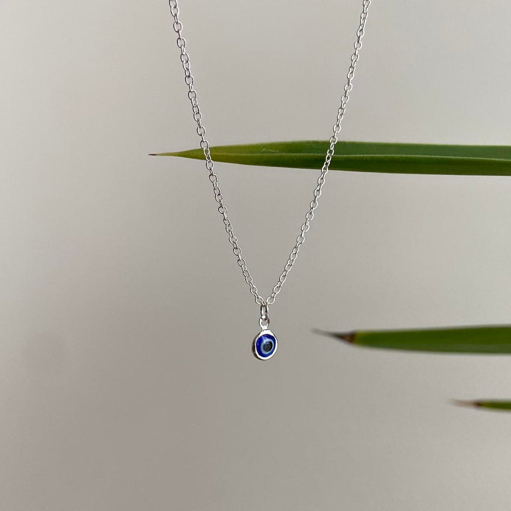 Silver Evil Eye Of Protection Pendant Chain - Image 6