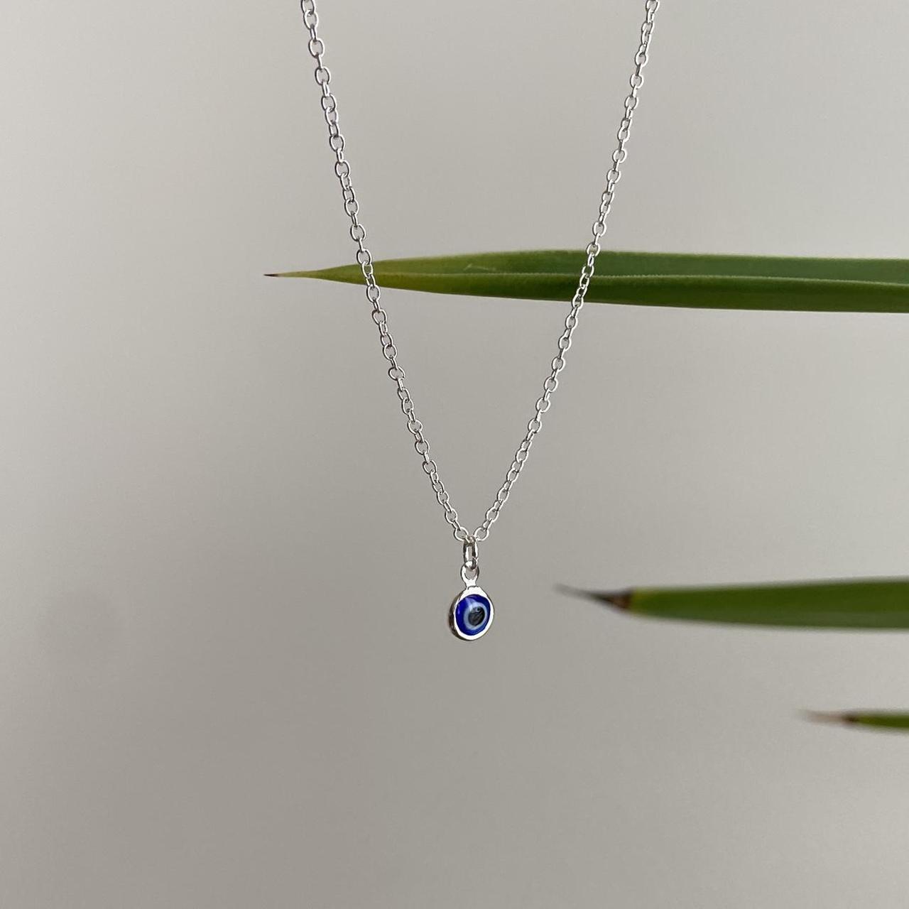 Silver Evil Eye Of Protection Pendant Chain - Image 6
