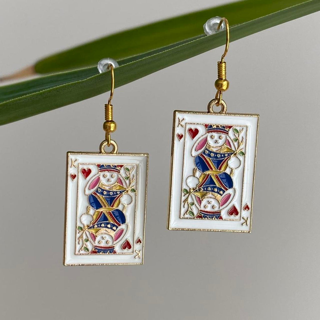 Bunny Rabbit King Of Hearts Poker Playing Cards