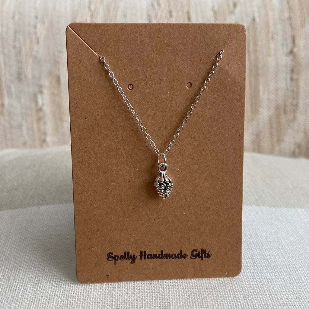 Silver Acron Pendant Chain Necklace Also - Image 3