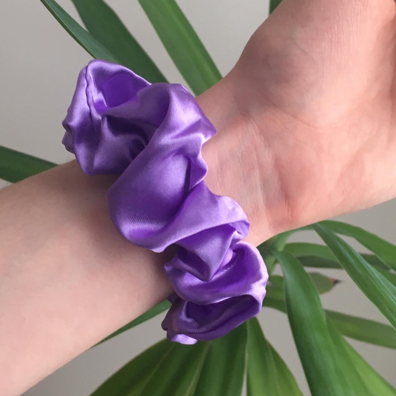 Princess Purple Satin Scrunchie Instant Buy - Image 2