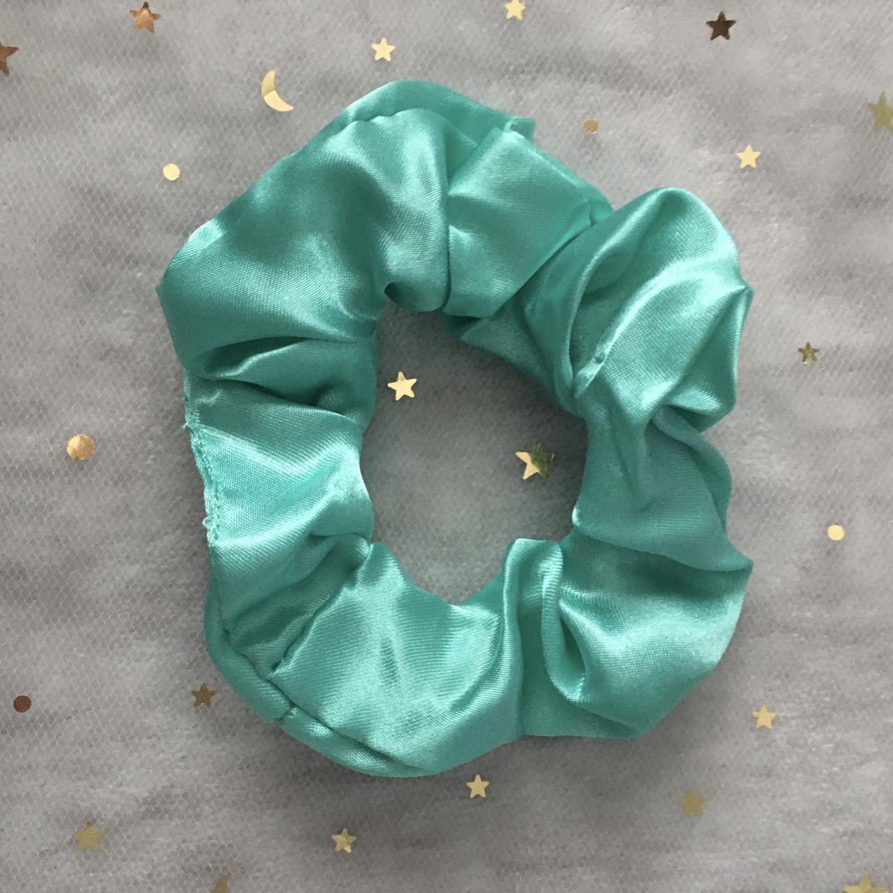 The Little Mermaid Blue Aquamarine Satin Scrunchie - Image 3