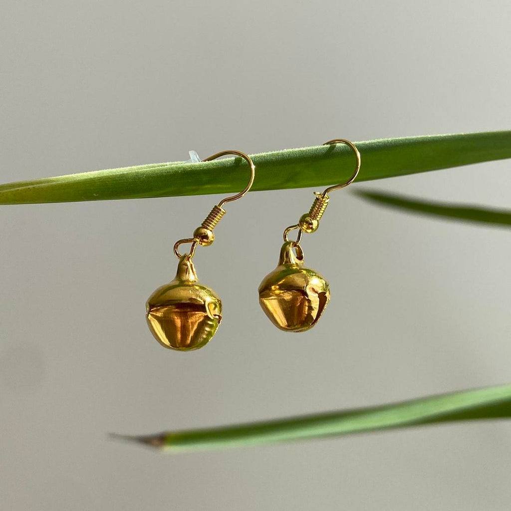 Big Bell Dangle Earrings Also Comes In Smaller - Image 3