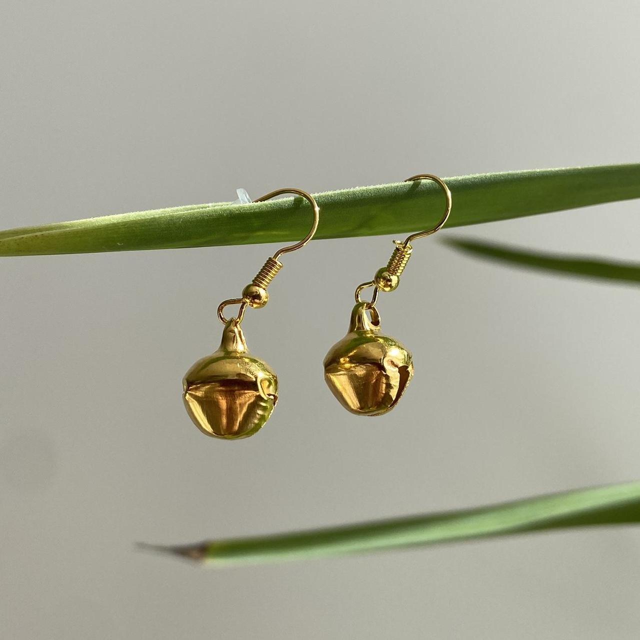 Big Bell Dangle Earrings Also Comes In Smaller - Image 3