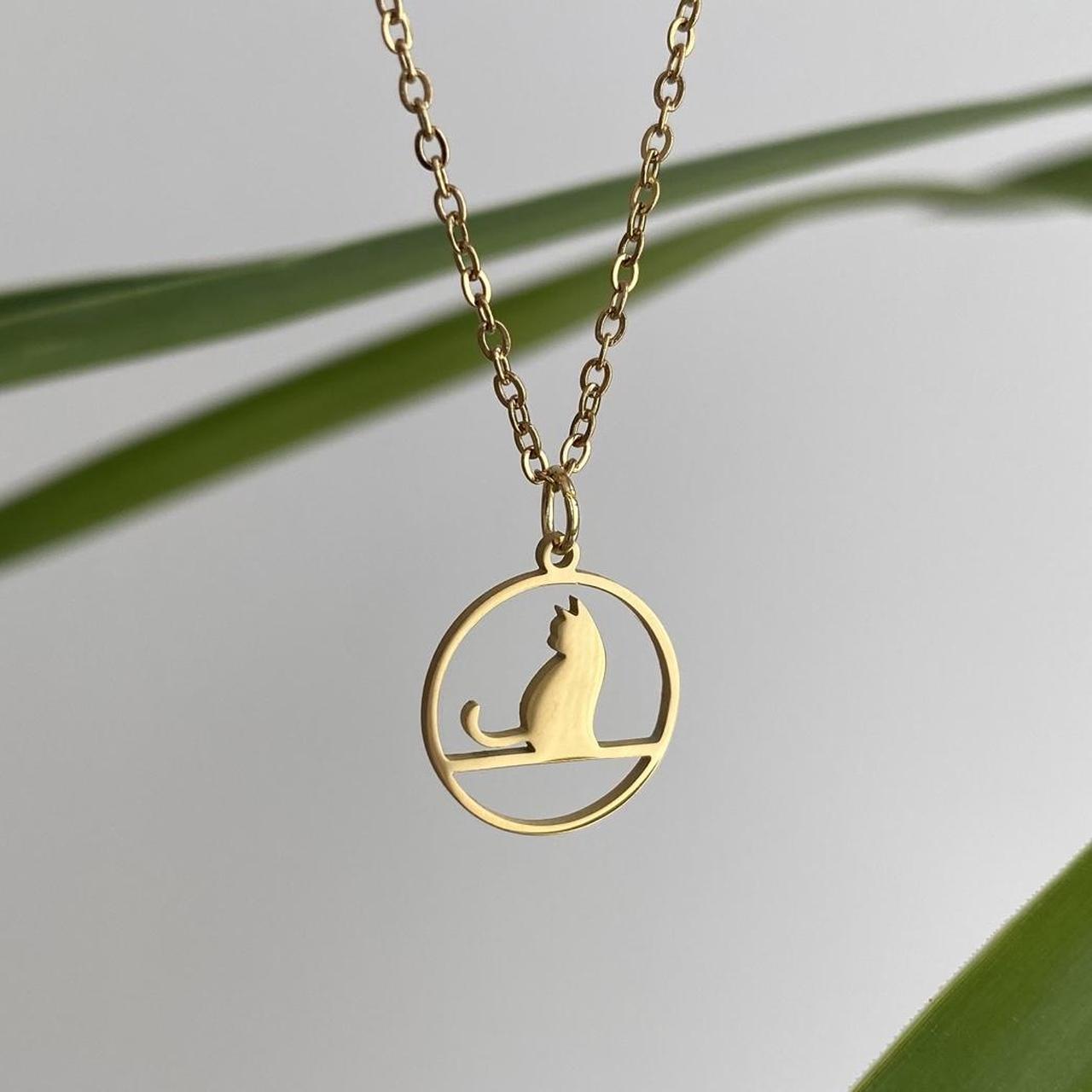 Curious Cat Pendant Chain Necklace Also Available - Image 3