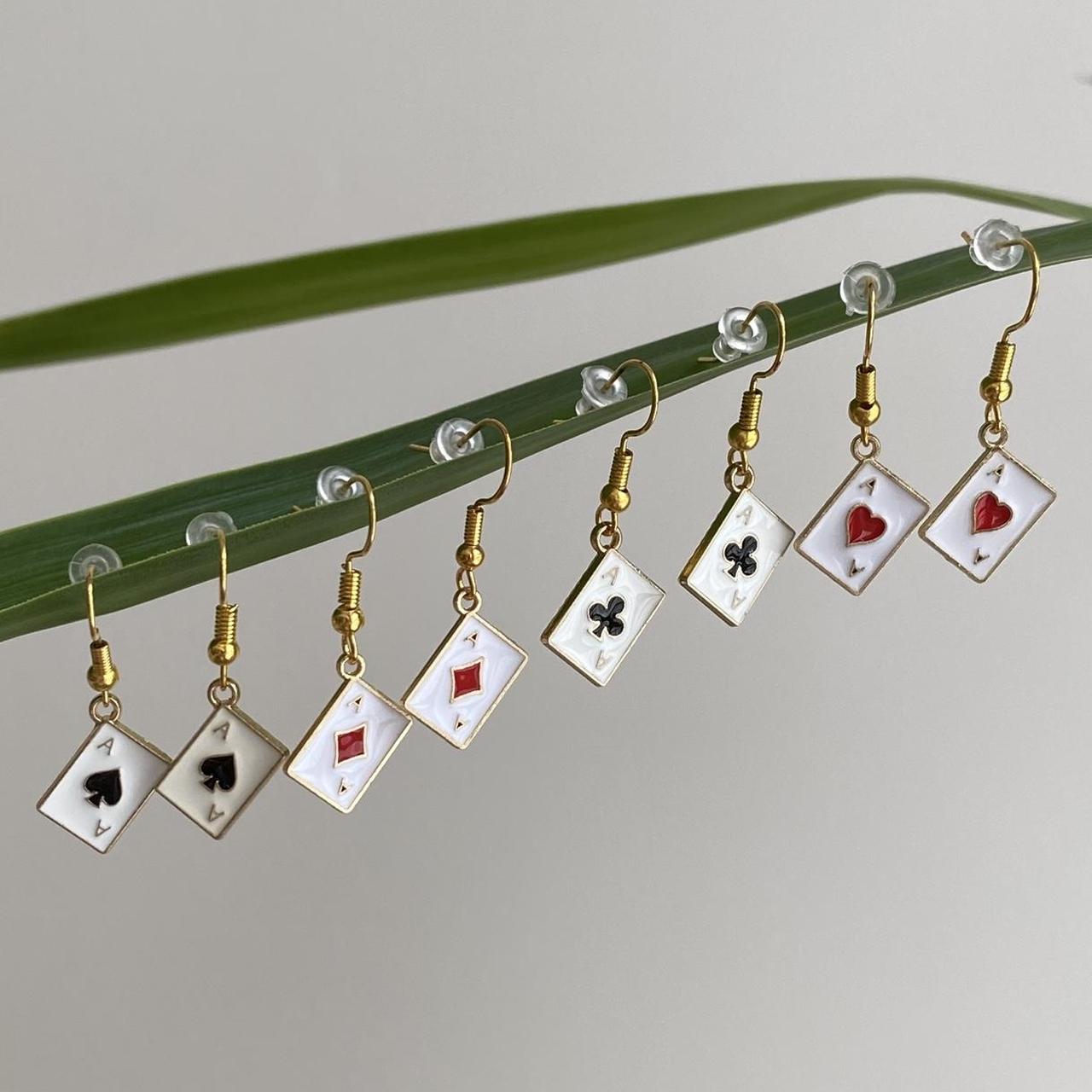 Ace Of Clubs And Ace Of Diamonds Poker Card Dangle - Image 4