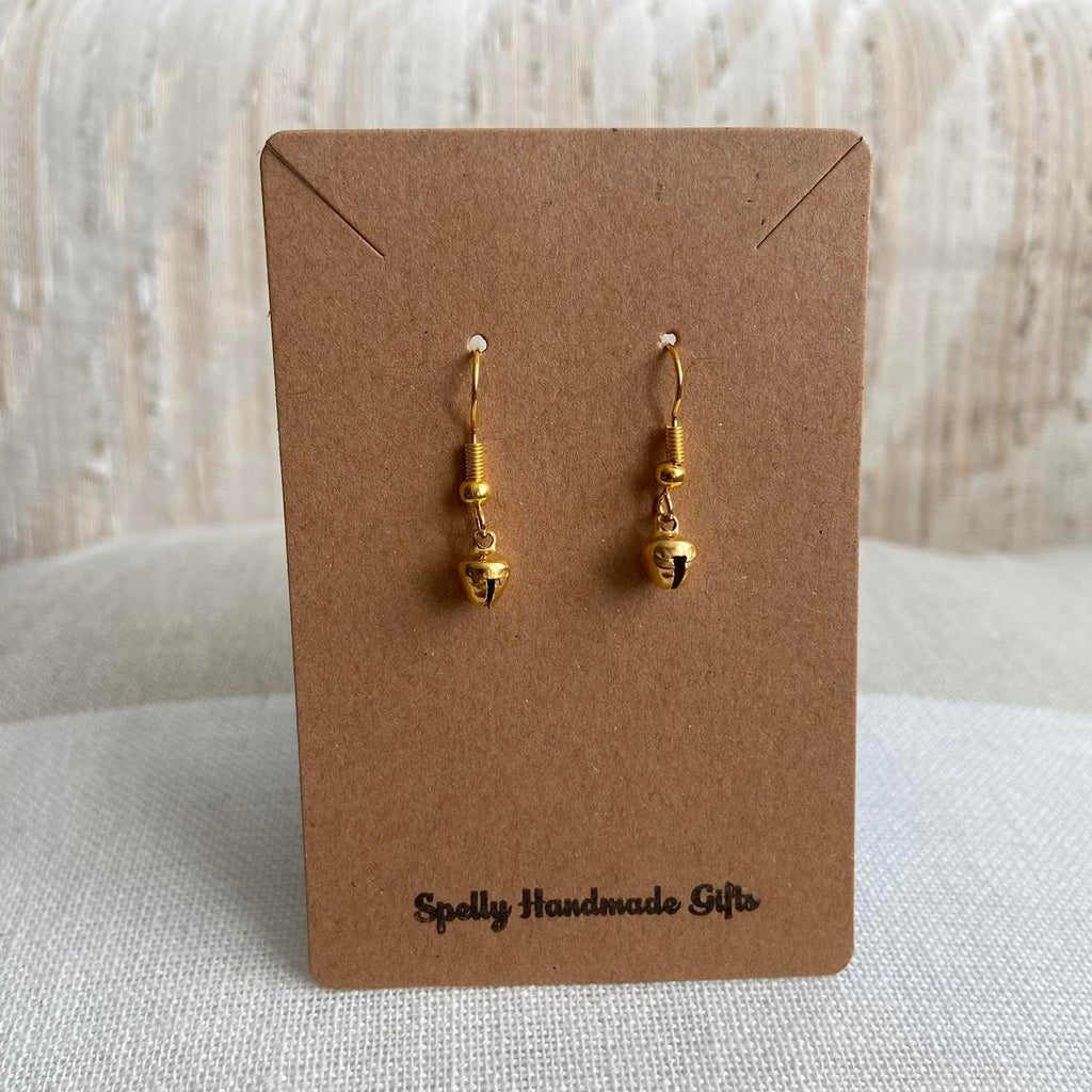 Small Bell Dangle Earrings Also Comes In Larger - Image 4
