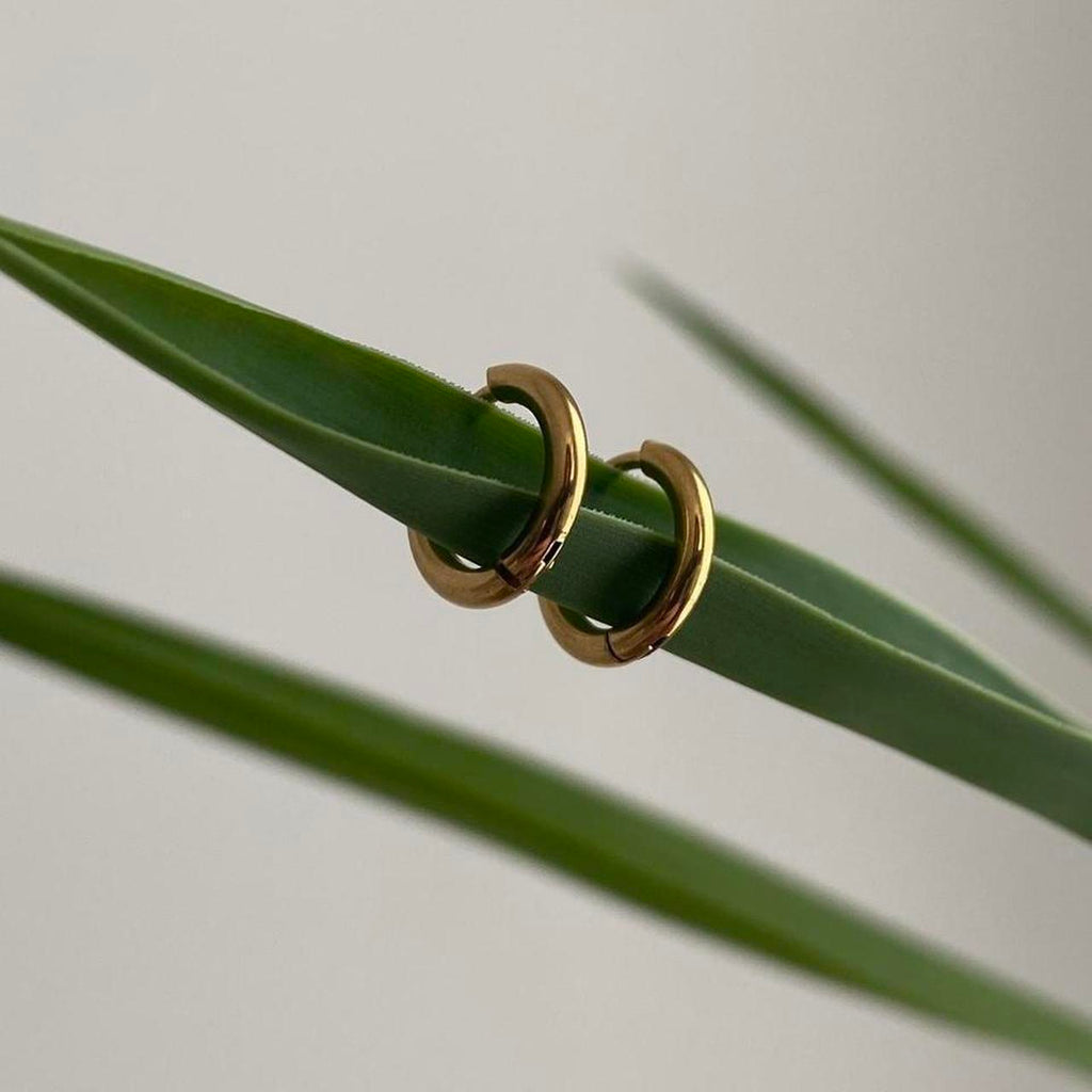 Small Size Gold Hoop Earrings Also Available In