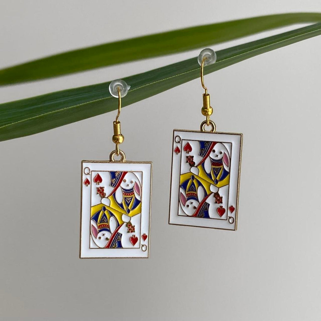 Bunny Rabbit Queen Of Spades Poker Playing Cards - Image 2