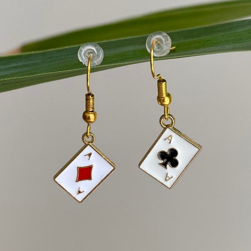 Ace Of Clubs And Ace Of Diamonds Poker Card Dangle