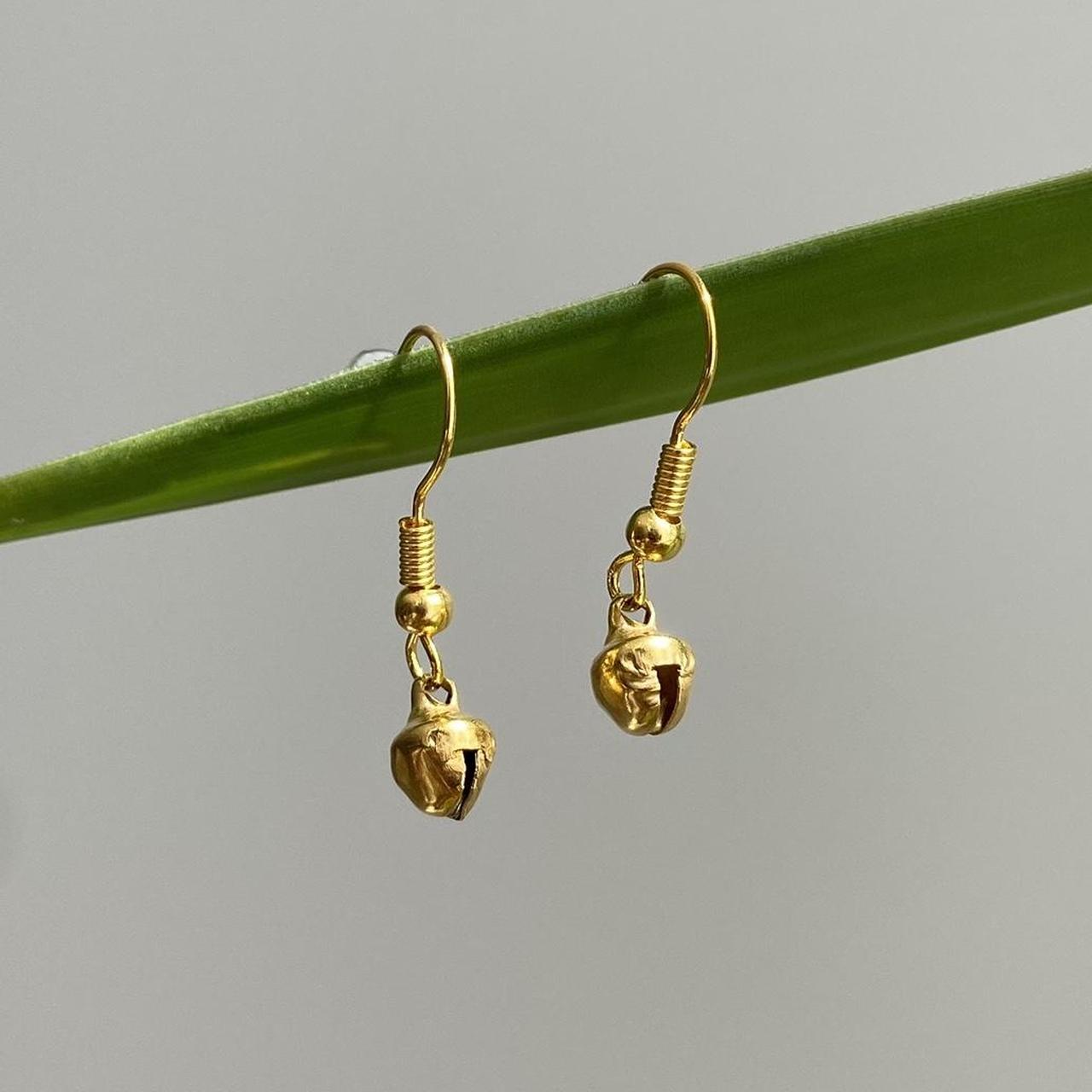 Small Bell Dangle Earrings Also Comes In Larger